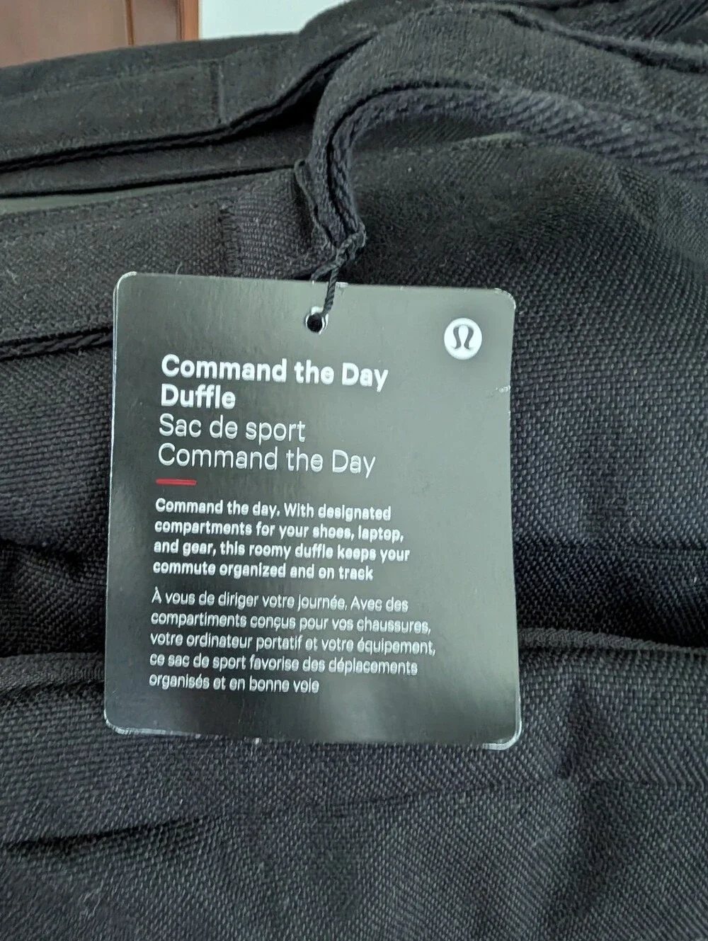 Lululemon Command The Day Duffle Bag 37L Hollywood Park Logo
